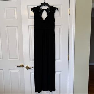ENFOCUS black maxi lace dress 4